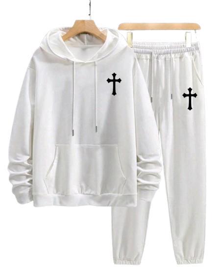 MST God Did Sweatsuit White