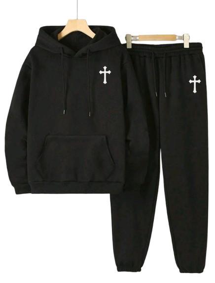 MST God Did Sweatsuit Black