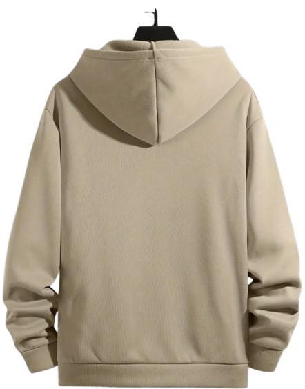 MST God Did Zip-Up Hoodie Beige