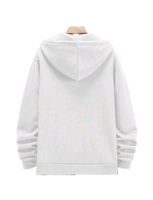 MST Street Era Zip-up Hoodie White
