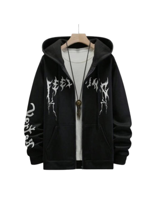 MST Street Era Zip-up Hoodie Black