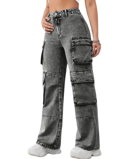 MST Luxury Baggy jeans Dark Grey (Woman)