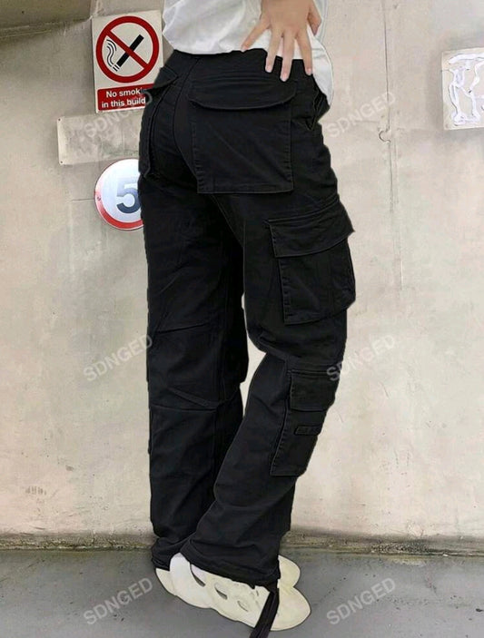 MST SDNGED Cargo Pants Black