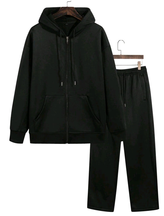 MST Ironblanc Zip-Up Sweatsuit Black