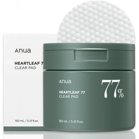 Anua
HEARTLEAF 77% TONER PAD, 70 CLEAR PADS
